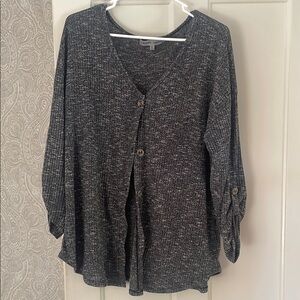 Absolutely Famous Black Cardigan Sweater